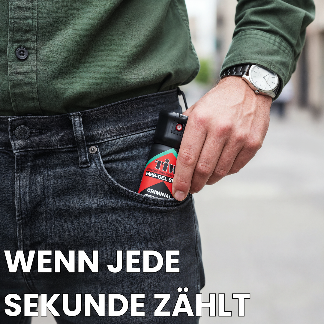 Criminal Identifier - Rotes Farb-Gel-Spray 40 ml Jet Man – weitere Produktansicht 3