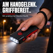 kh-security Alarmtaschenlampe – Schwarz – AM HANDGELENK. GRIFFBEREIT.