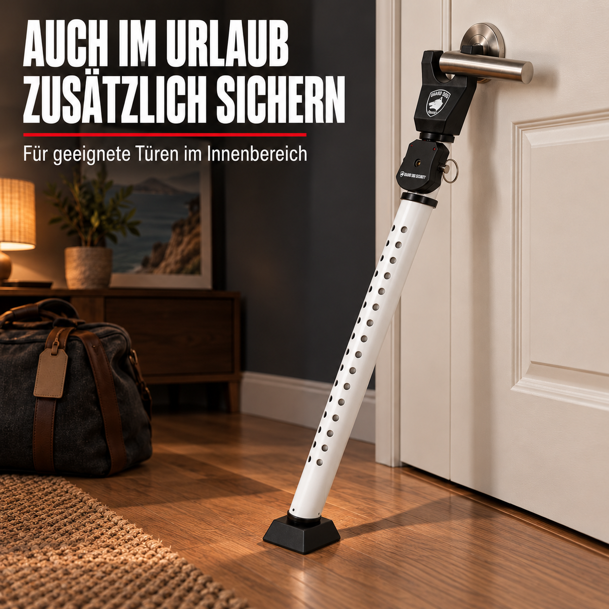 Doorkeeper Weiß – AUCH IM URLAUB ZUSÄTZLICH SICHERN