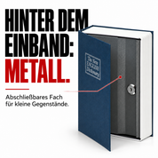 Buchsafe English Dictionary – HINTER DEM EINBAND: METALL.