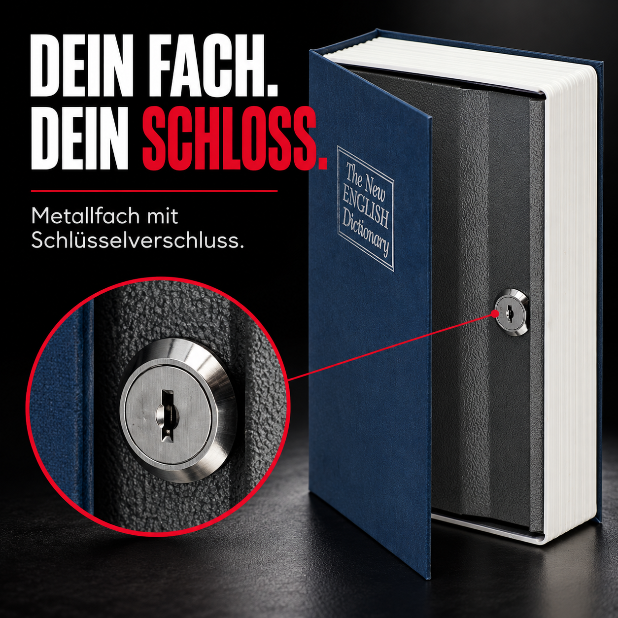 Buchsafe English Dictionary – DEIN FACH. DEIN SCHLOSS.
