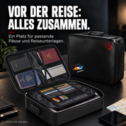 Dokumenten-Organizer BIG mit Zahlenschloss – VOR DER REISE: ALLES ZUSAMMEN.