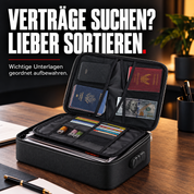 Dokumenten-Organizer BIG mit Zahlenschloss – VERTRÄGE SUCHEN? LIEBER SORTIEREN.