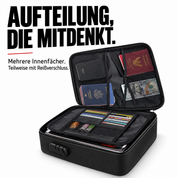 Dokumenten-Organizer BIG mit Zahlenschloss – AUFTEILUNG, DIE MITDENKT.