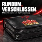 Feuerfester Dokumentenordner XXL – 8,4 Liter – RUNDUM. VERSCHLOSSEN.