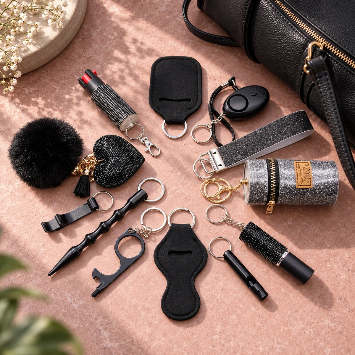 Selbstschutz-Sets – Produktmotiv im Alltag