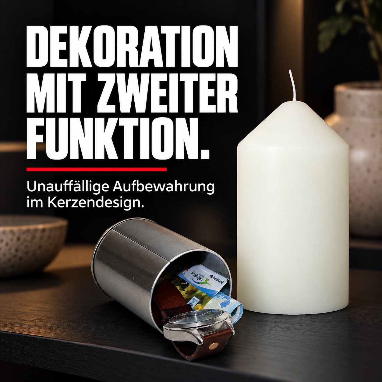 DEKORATION MIT ZWEITER FUNKTION.