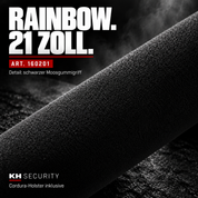 Teleskop-Abwehrstock Rainbow, 21 Zoll – beschriftetes Griffdetail, Artikel 160201