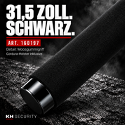 Teleskop-Abwehrstock Schwarz, 31,5 Zoll – Griffdetail, Artikel 160197