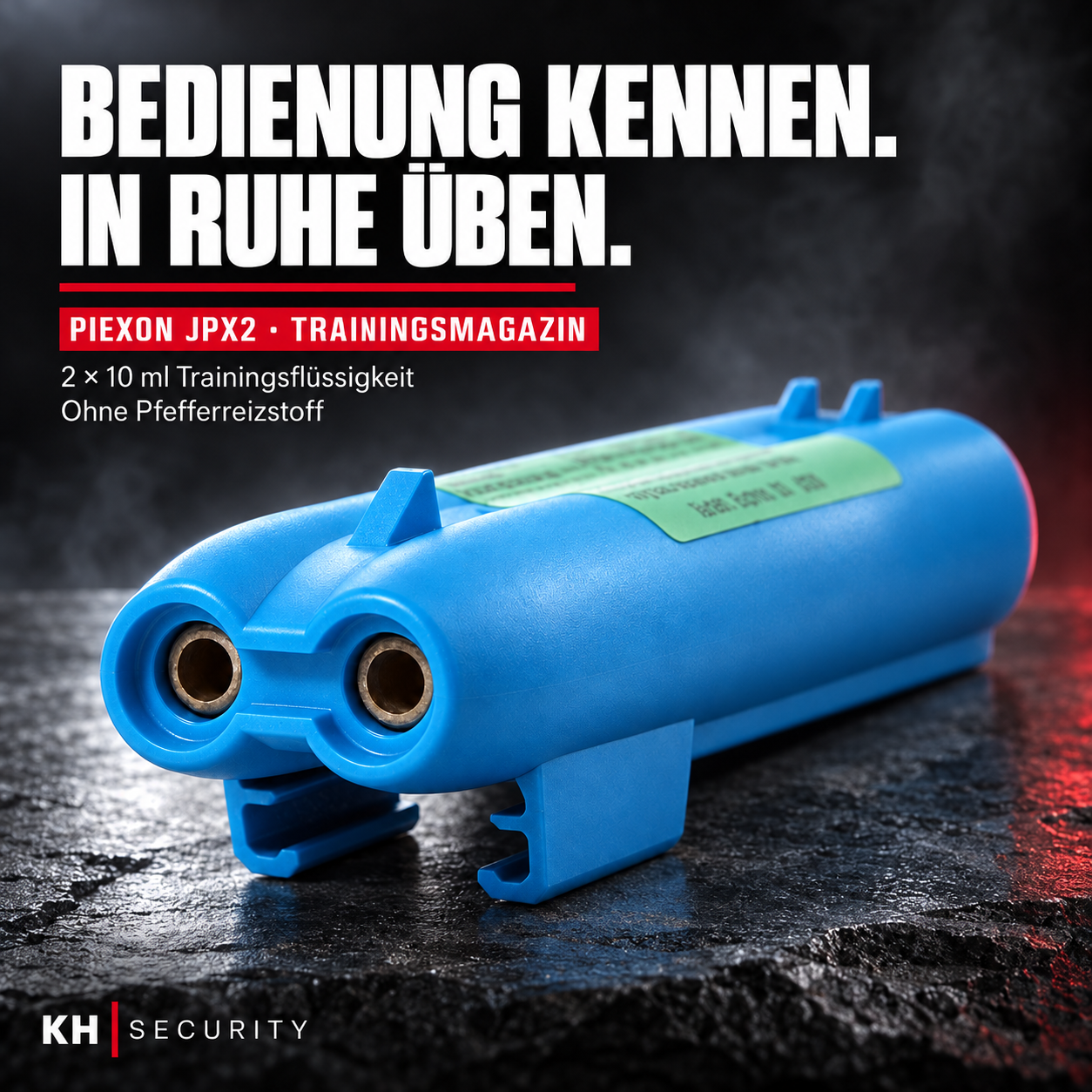Trainingsmagazin für Piexon Jet Protector 2 und Gen2  20ml – Premium-Titelmotiv