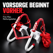 rettungsleiter-fire-max: VORSORGE BEGINNT VORHER. Fire Max Rettungsleiter.