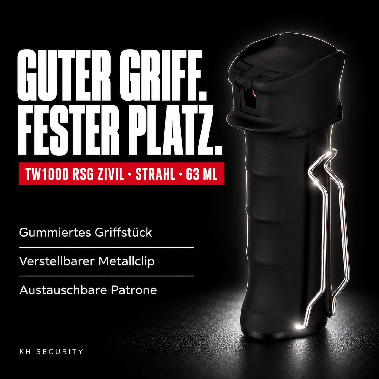 TW1000 RSG Zivil Strahl 63 ml – GUTER GRIFF. FESTER PLATZ.
