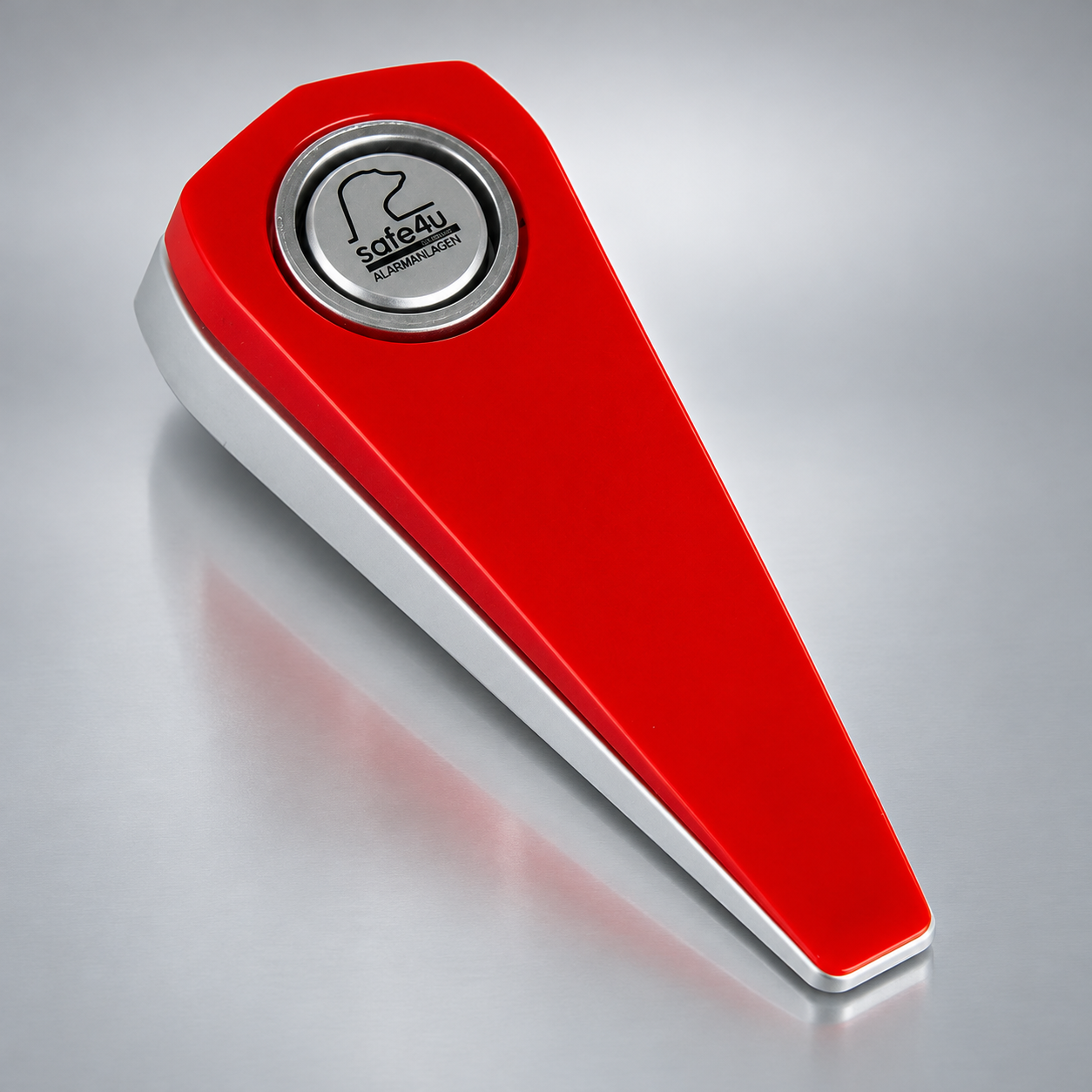 Alarm-Türstopper Travel – Schwarz, Rot & Pink – Rot – Premium-Studiofoto