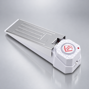 Alarm-Türstopper „Premium“ – 120 dB | Weiß – Premium-Studiofoto