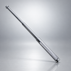 Mini Teleskop Abwehrstock – Silber / 12 Zoll – Premium-Studiofoto