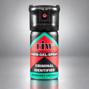 Criminal Identifier - Rotes Farb-Gel-Spray 40 ml Jet Man – mit Flip-Top Deckel – Premium-Studiofoto
