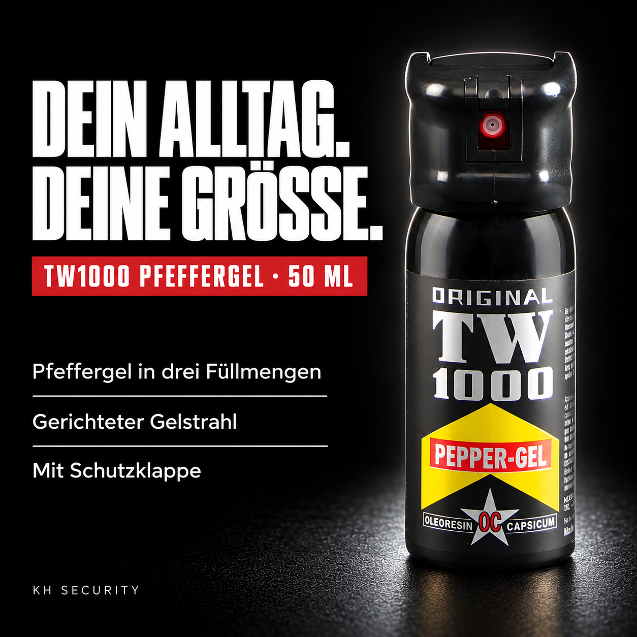 TW1000 Pfeffergel 50 ml – DEIN ALLTAG. DEINE GRÖSSE.