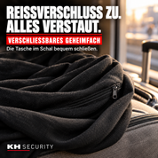 Safe-Schal – geschlossenes Geheimfach mit integriertem Reißverschluss