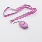 [Pink] Originalfoto Schlüssel-Ei Pink mit pinkem Umhängeband