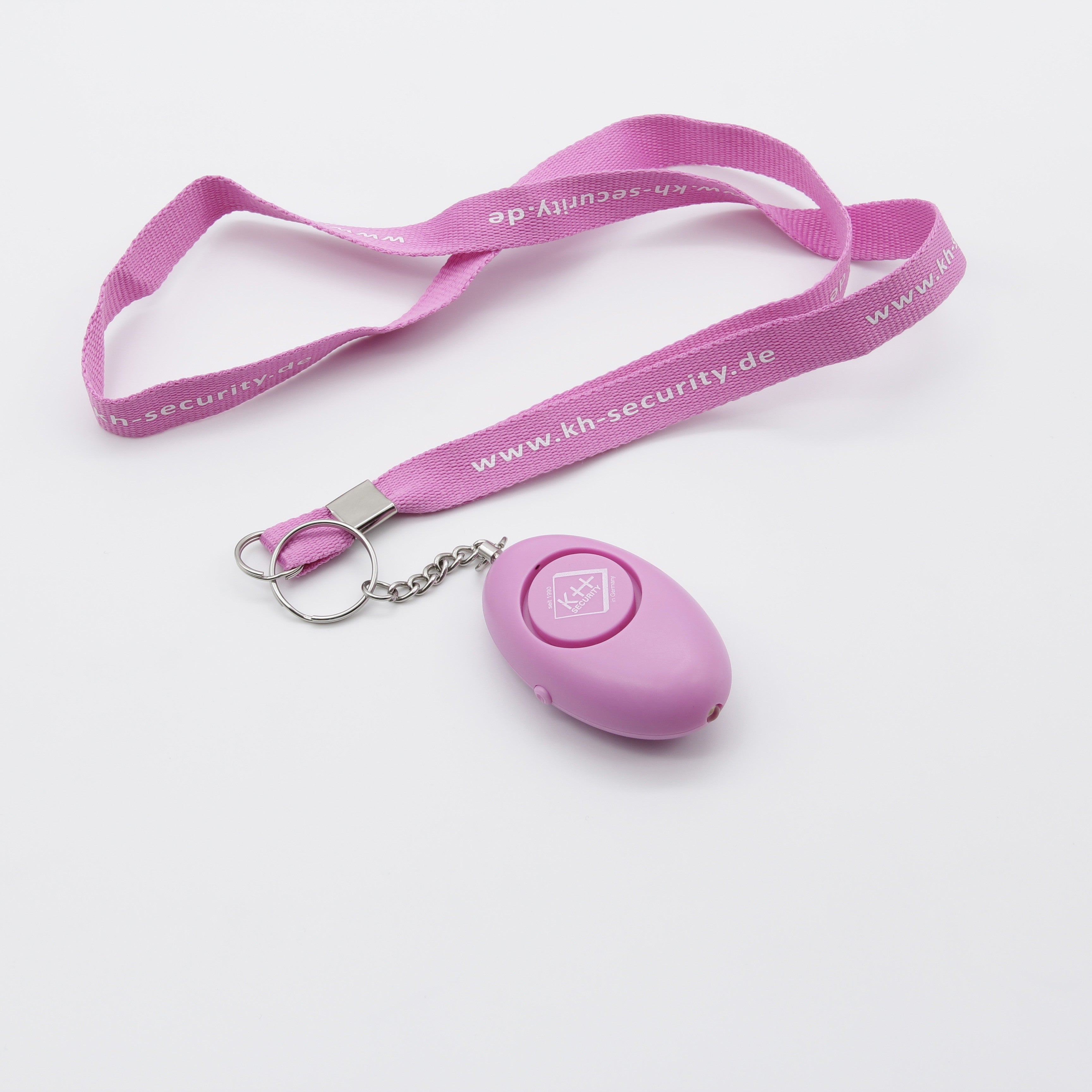 [Pink] Originalfoto Schlüssel-Ei Pink mit pinkem Umhängeband